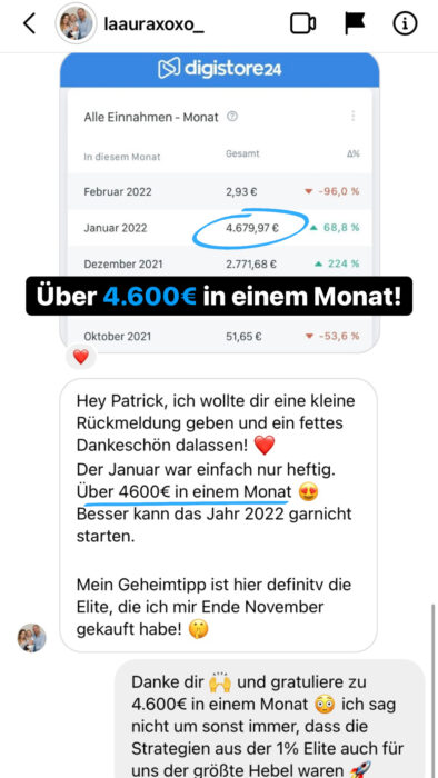 1% Elite erfahrungen Testimonials Schülerberichte