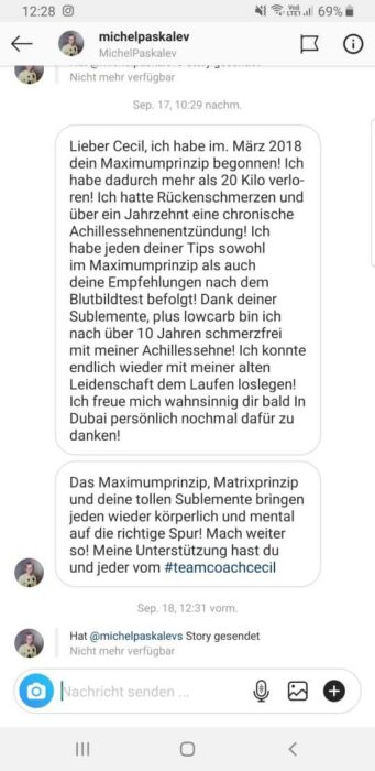 Matrixprinzip erfahrungen Testimonials Schülerberichte